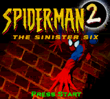 Spider-Man 2 - The Sinister Six Title Screen